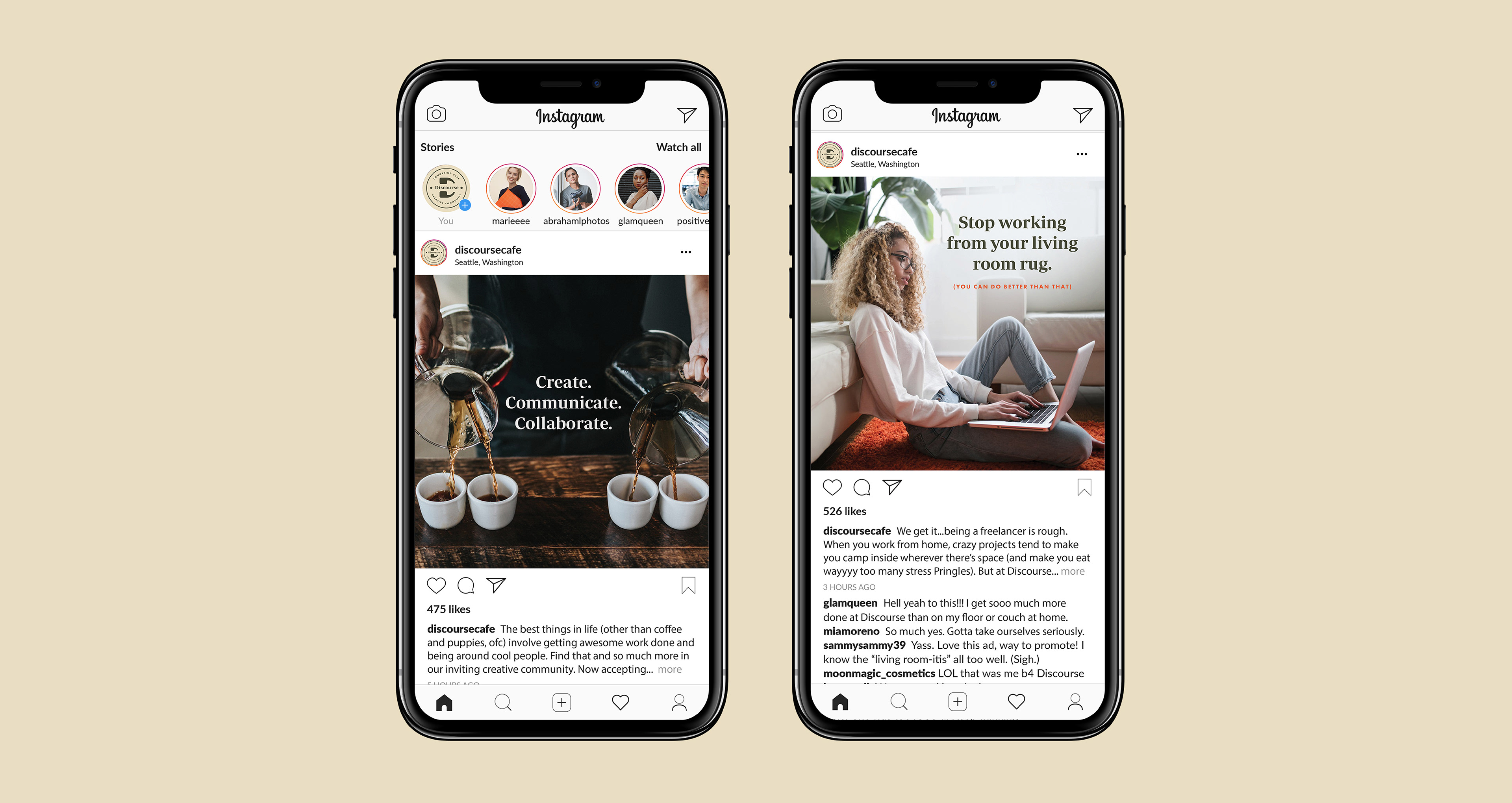 Social media post examples