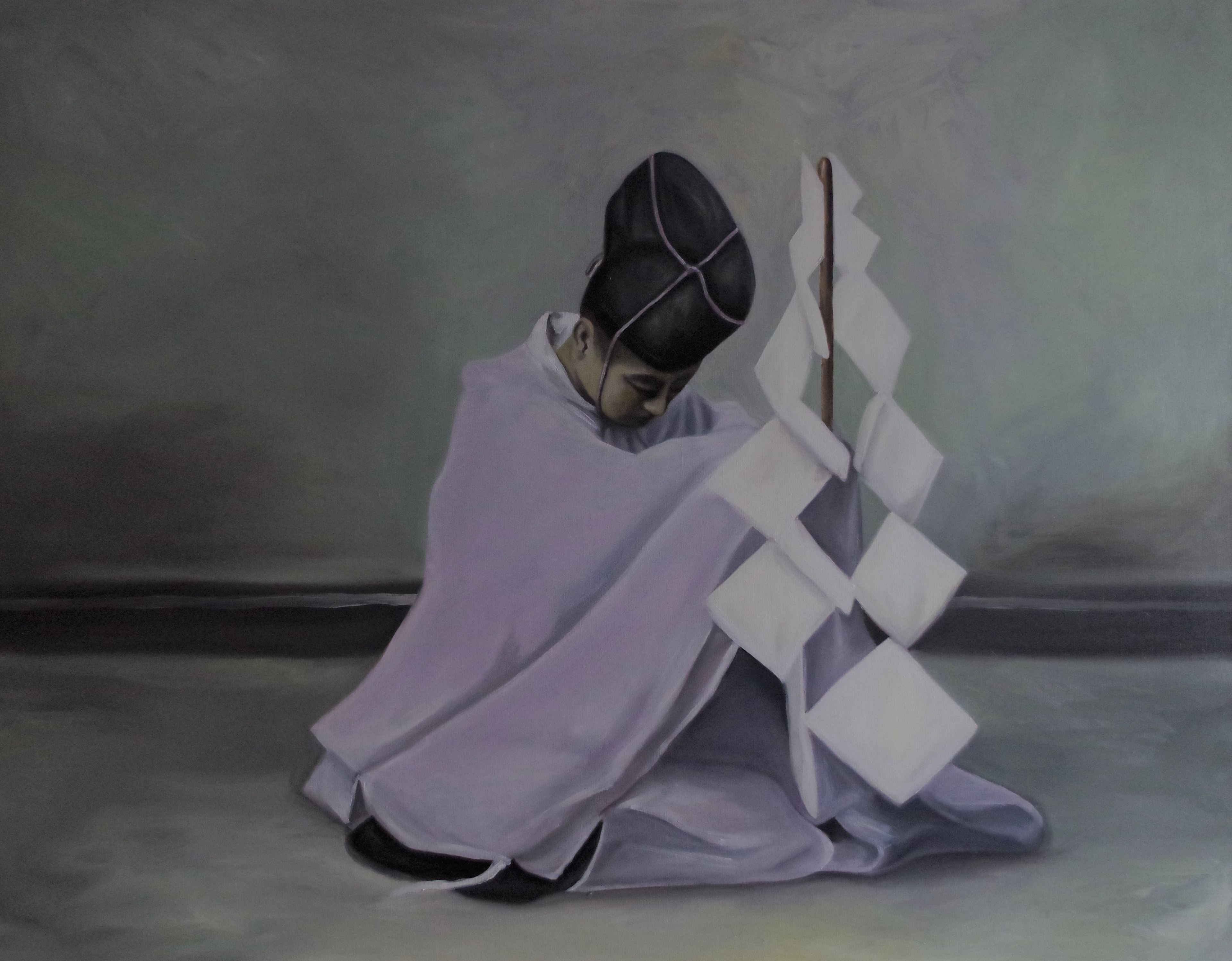 The Ritual - 2015, Oil on linen 117x91cm