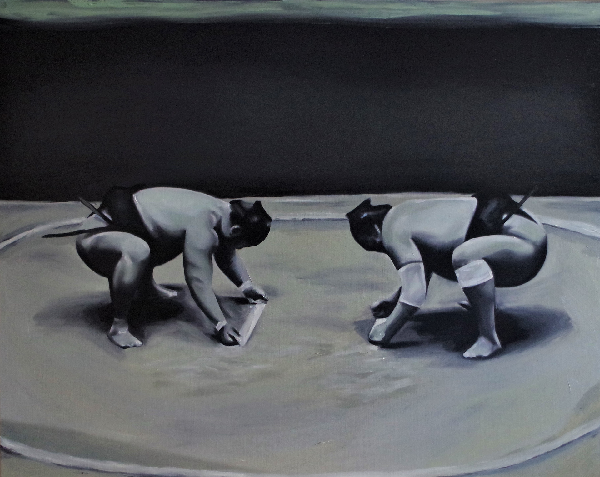 Salt - 2016, Oil on linen 112x95cm