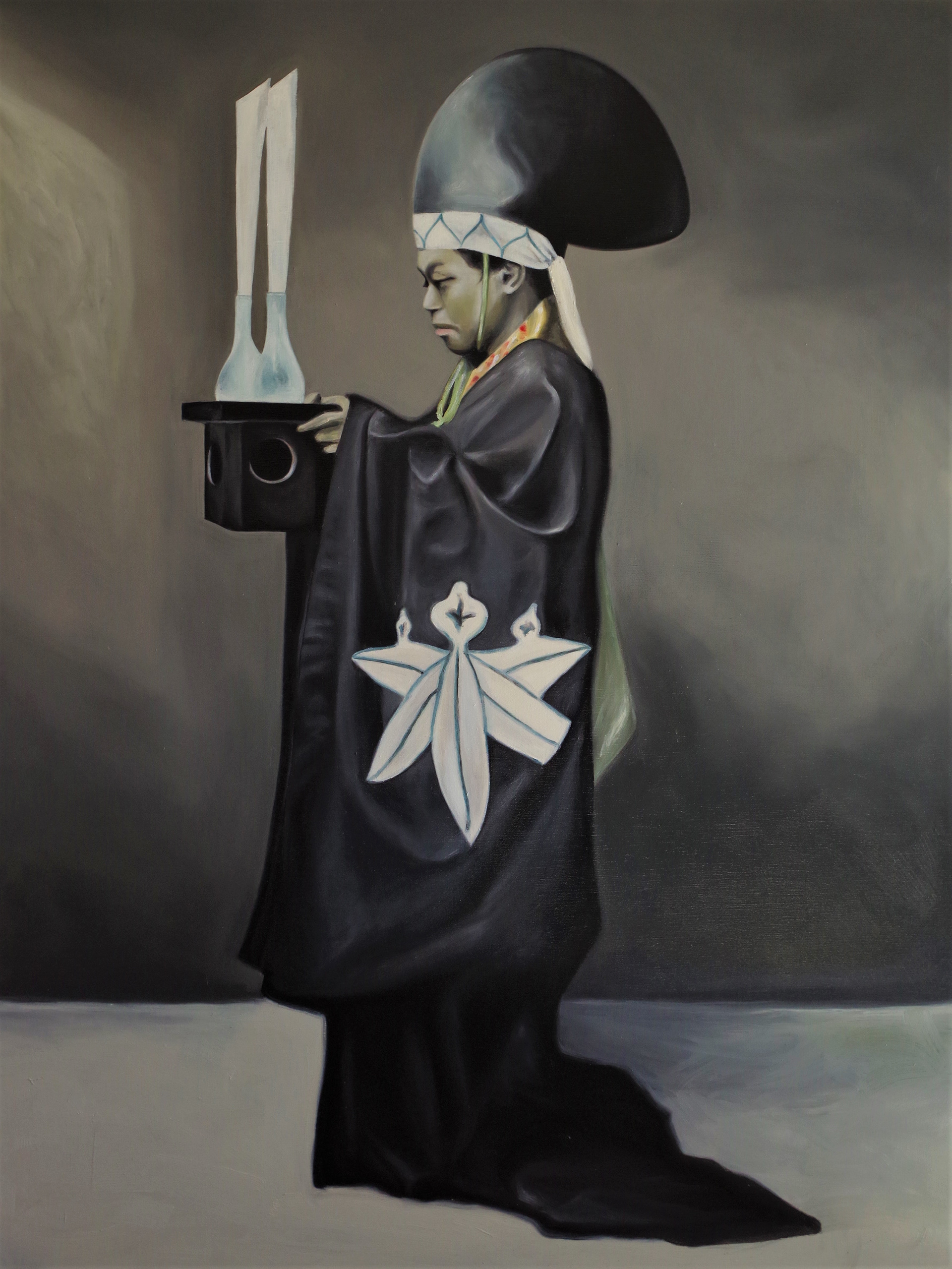 Three Jewels - 2015, Oil on linen 117x91 cm