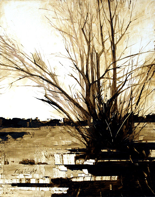 "In a Willow Mood" / Oil on Board / 14" x 11" / Available / CAD 400 $