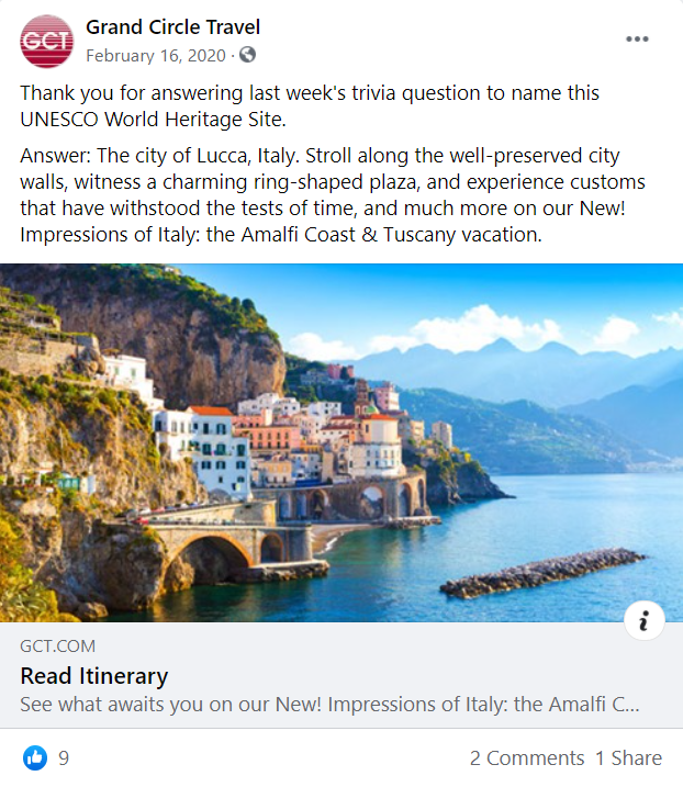 Grand Circle Travel - Facebook