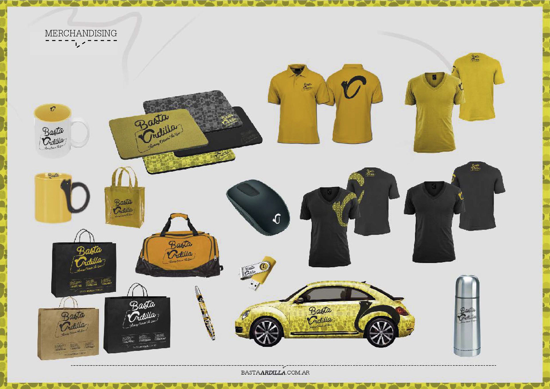 Basta Ardilla - Merchandising