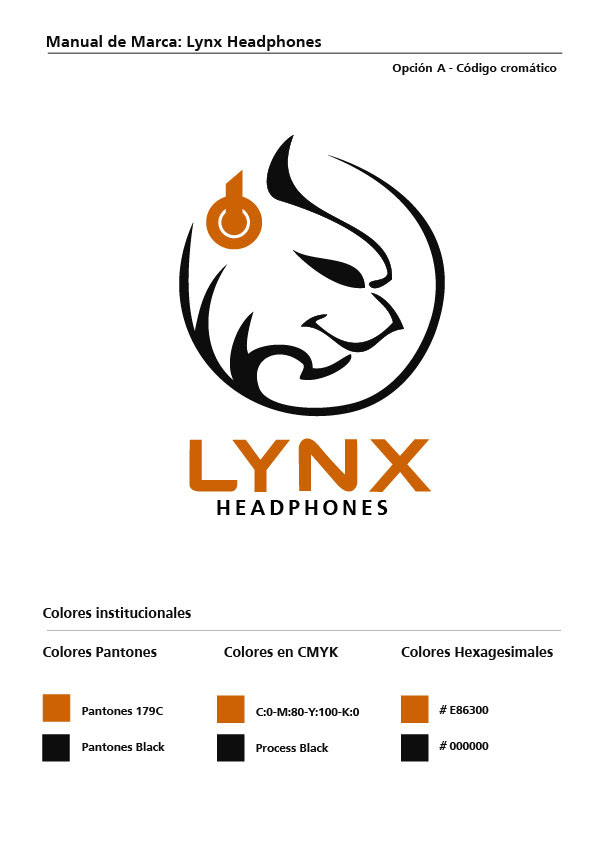 Auriculares LYNX - Paleta de colores
