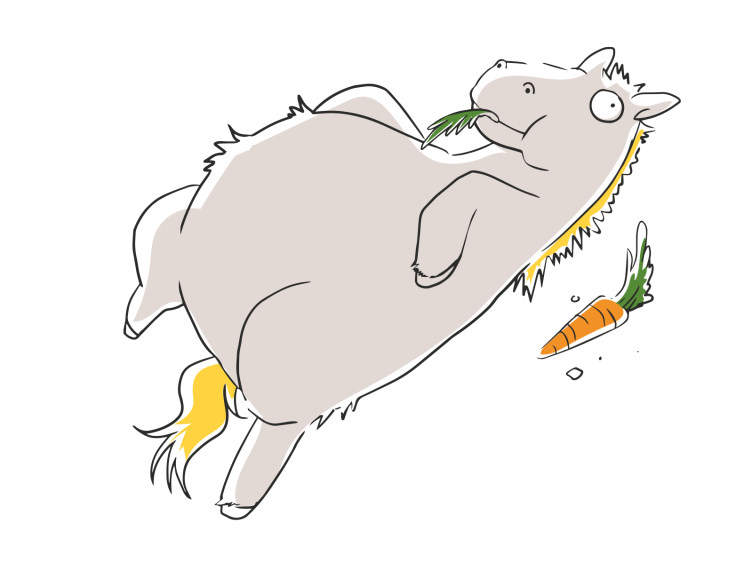 fat pony cartoon