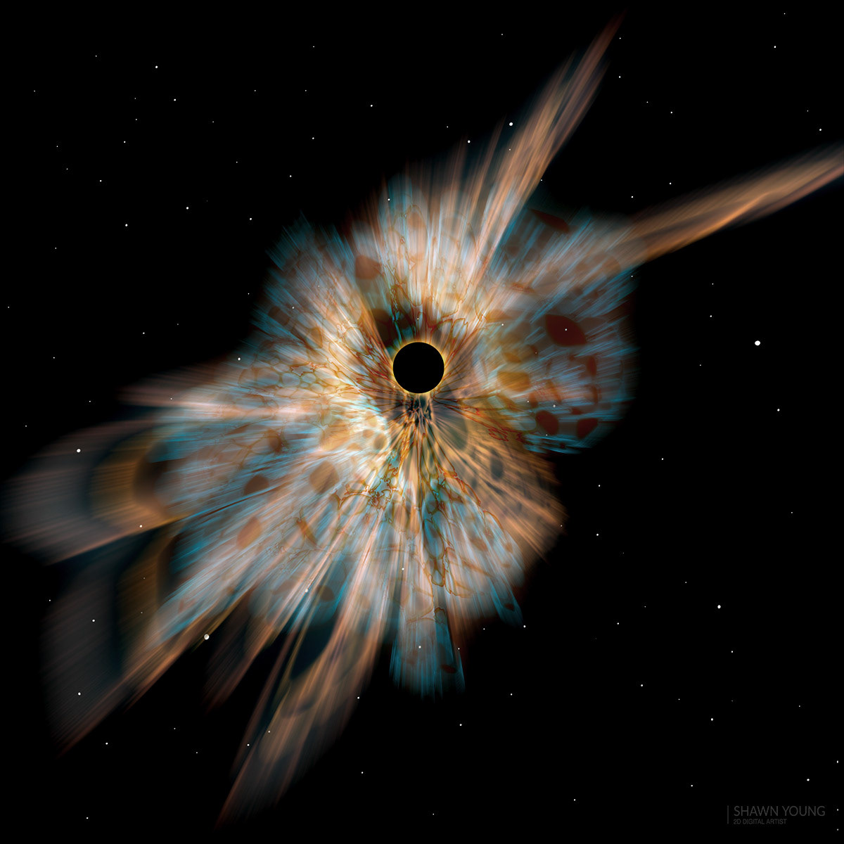 concept space art · drawn in Procreate