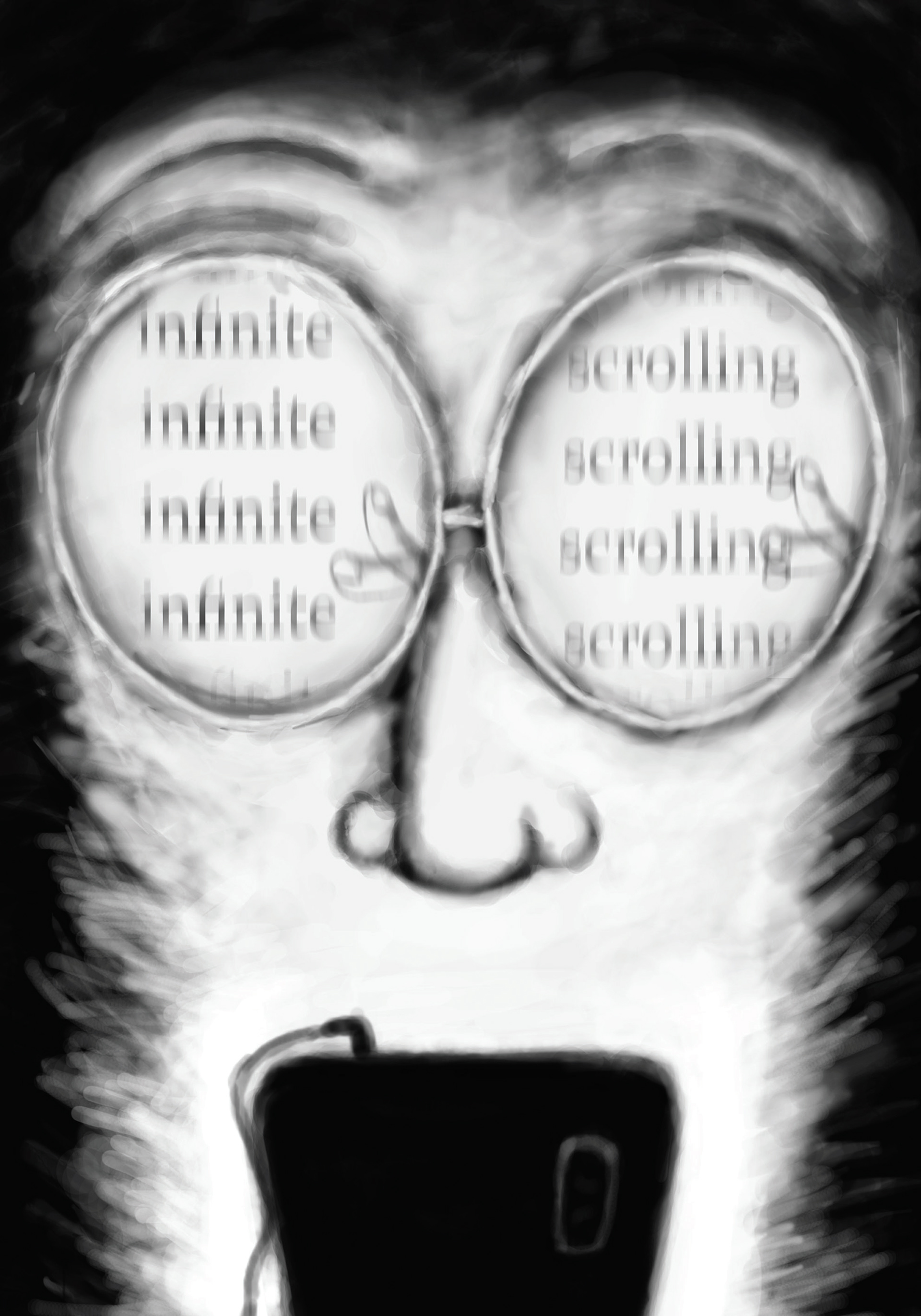 Daniel Książek Plakat Infinite scrolling/ II r SW mgr