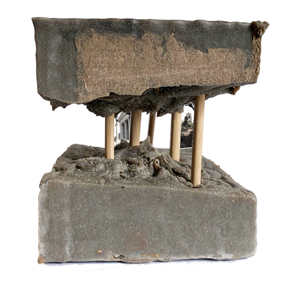 Site Analysis Model - Plumbing Resin + Wood Dowels