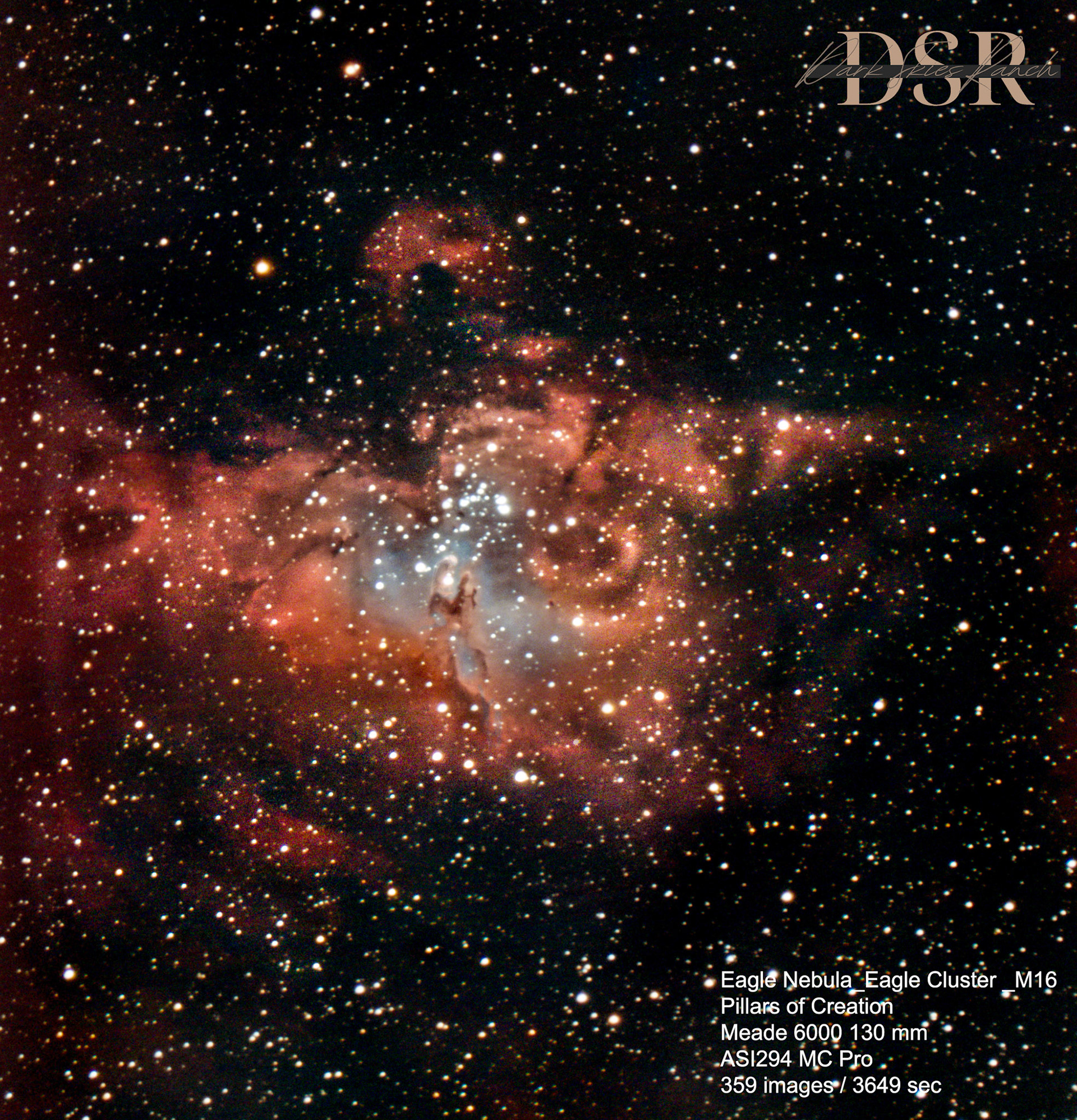 Eagle Nebula/Pillars of Creation M16