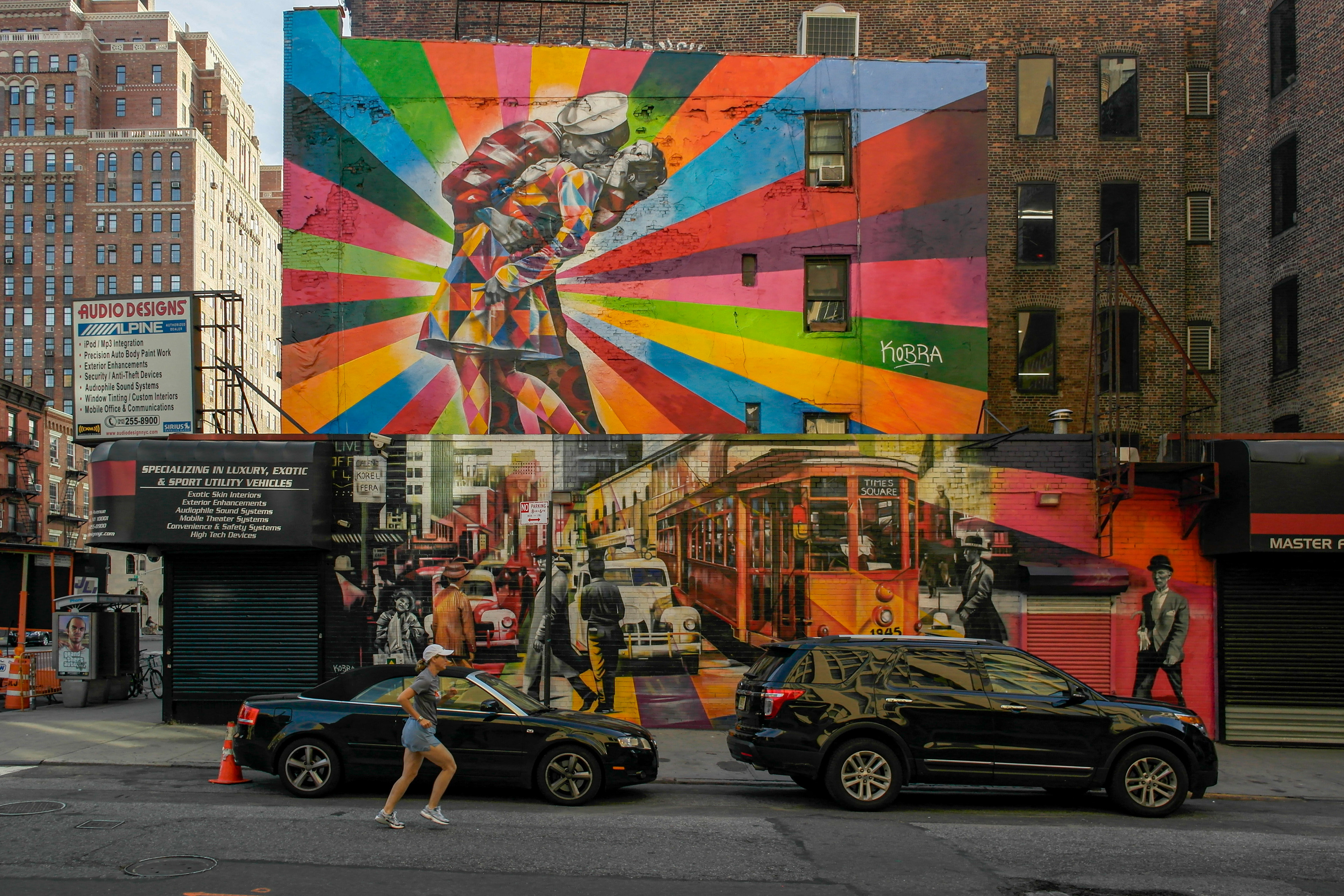 Art by Kobra in NYC, USA