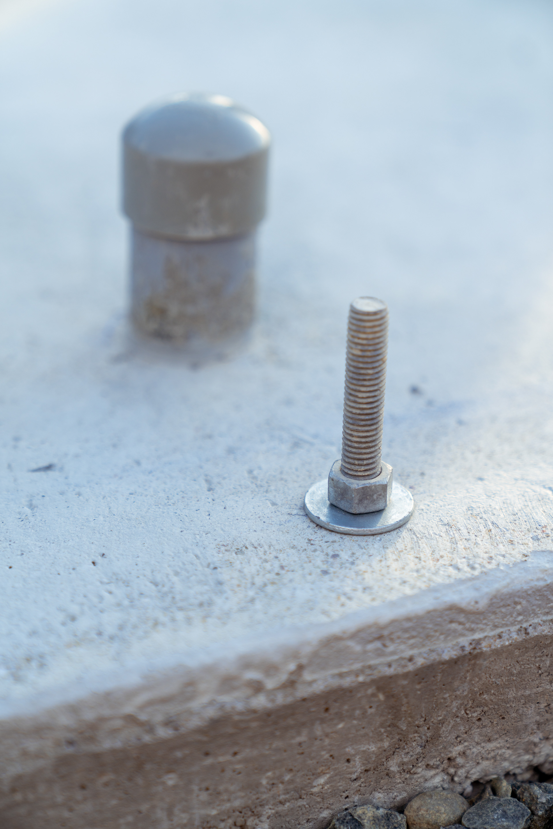 14 of these were drilled and epoxied in