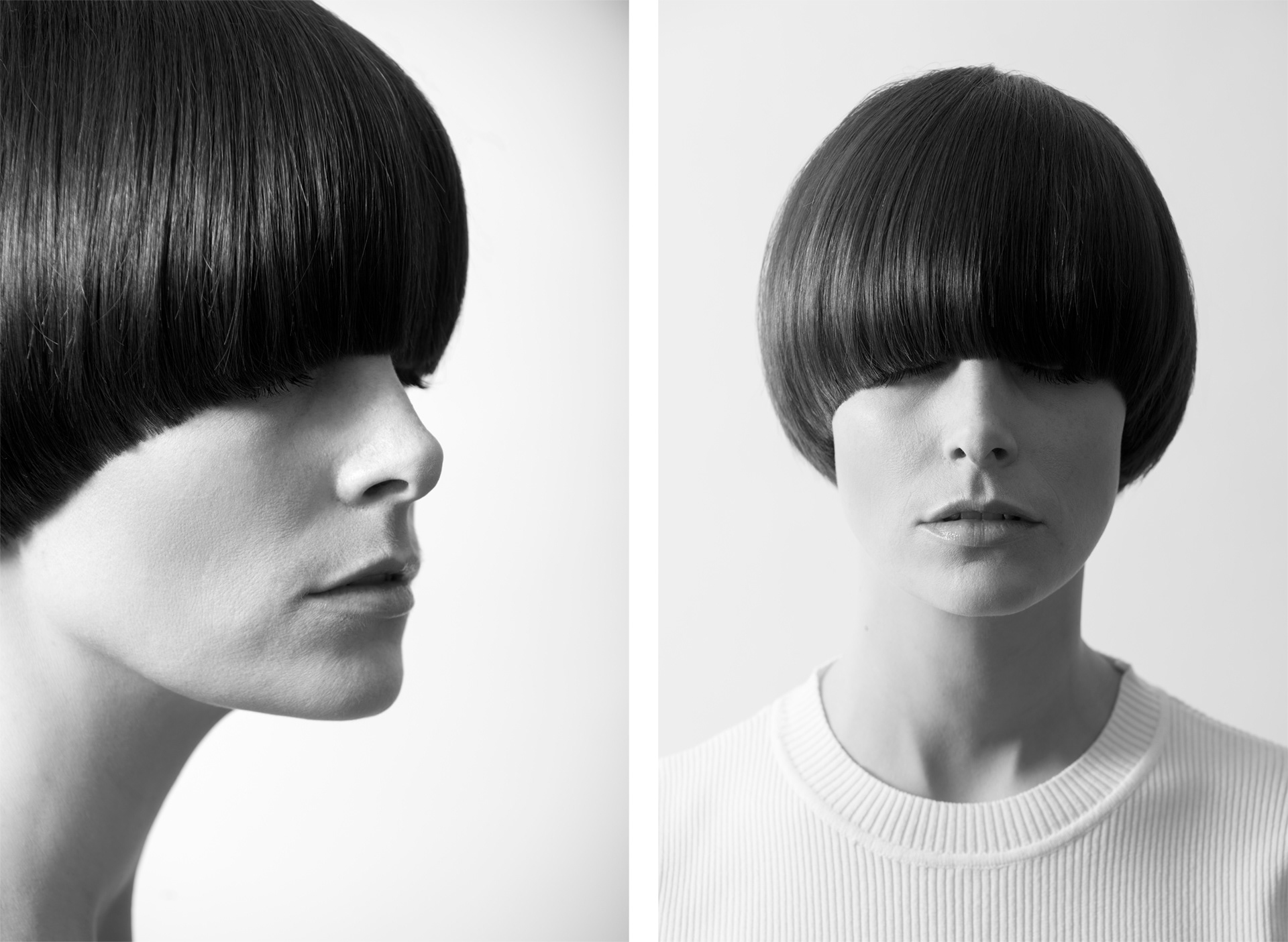 Hair styling by Christel Hestbek for Young Intercoiffure