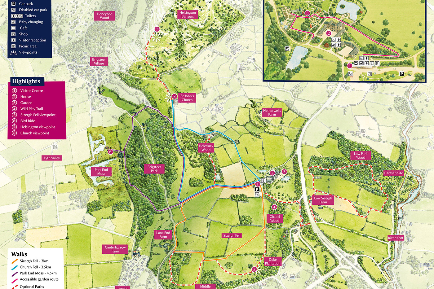 Fiona Gowen Blickling Hall National Trust Map