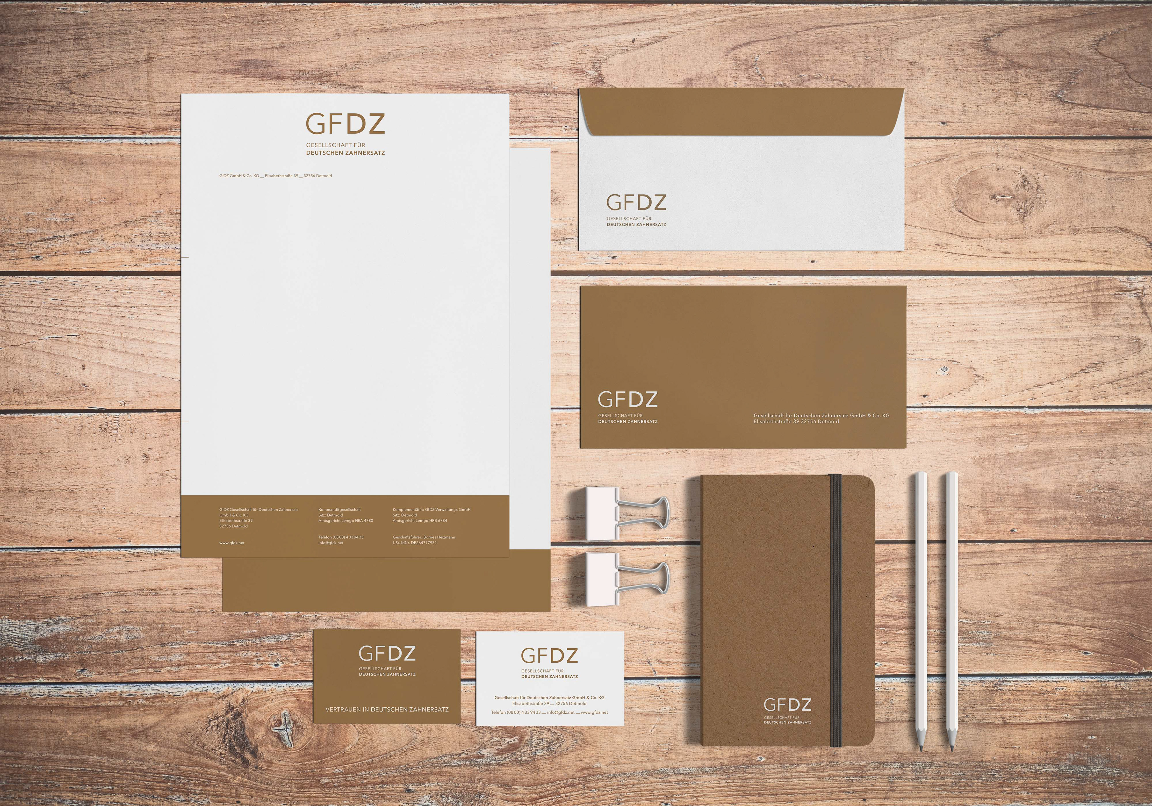 Corporate Identity Gesellschaft für Deutschen Zahnersatz (GfDZ)
