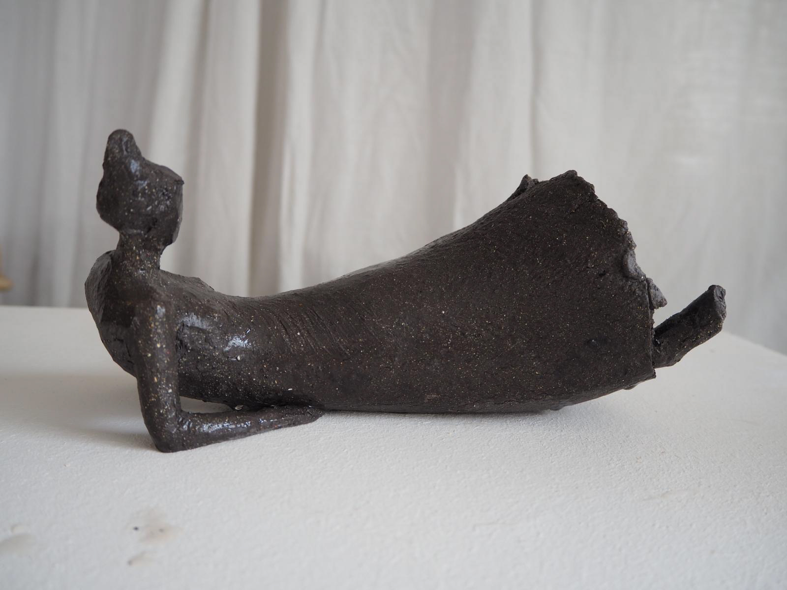 Sculpture Aura en grès n-9 - 13 x 24 x 14 cm - 380€
