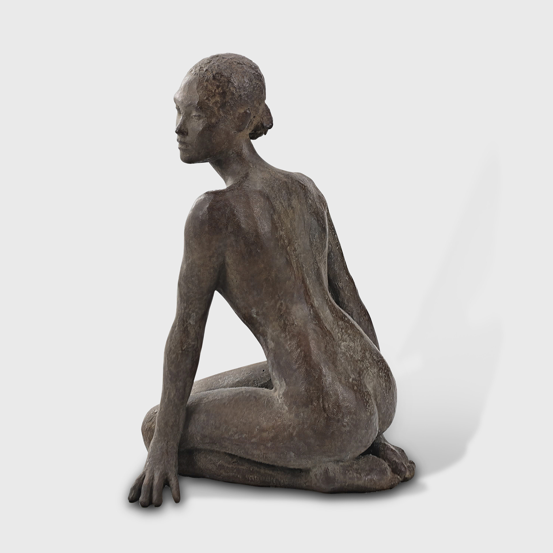 Sculpture Femme métisse - Bronze - 1 900€