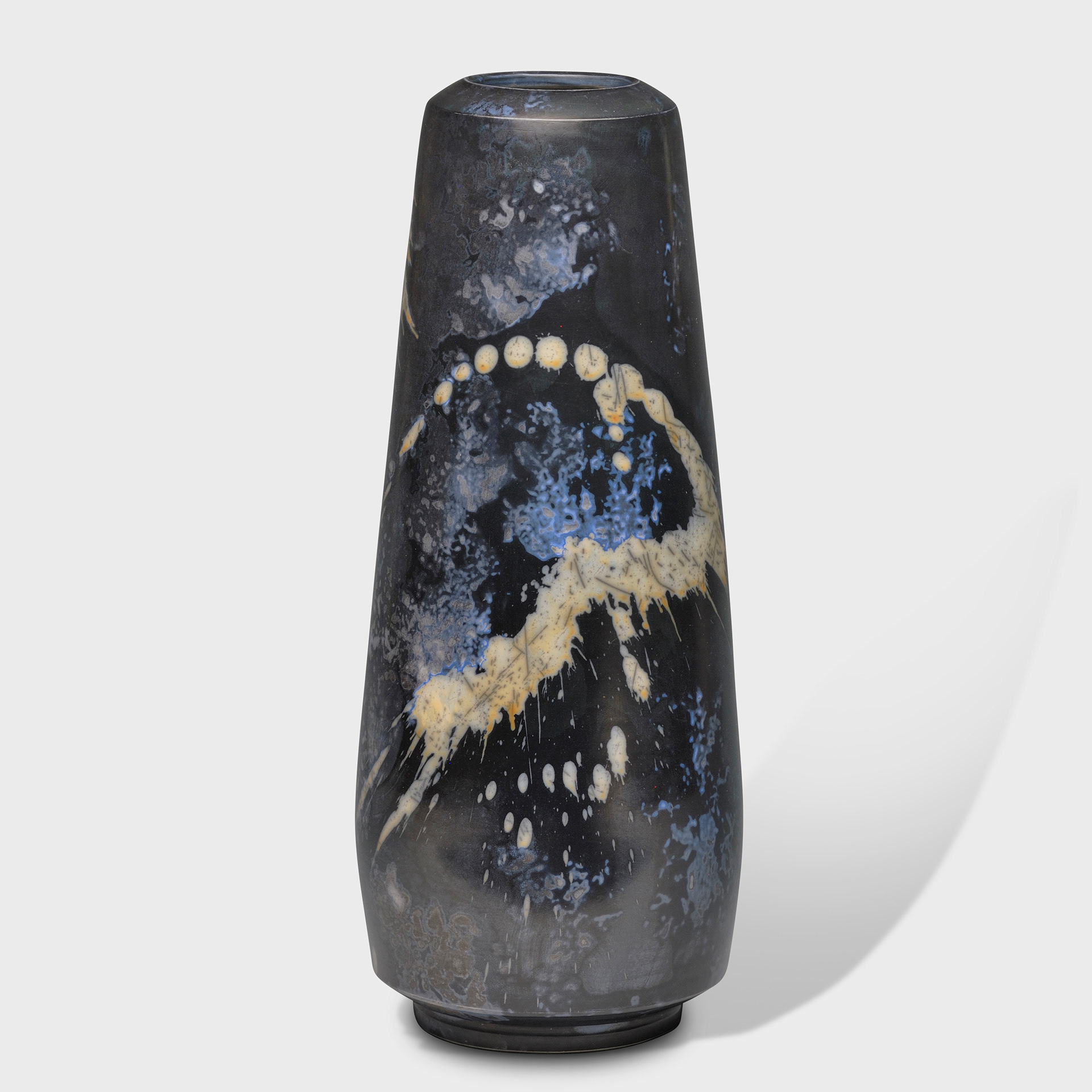 Vase bleu Splash - Terre sigillée - 310€