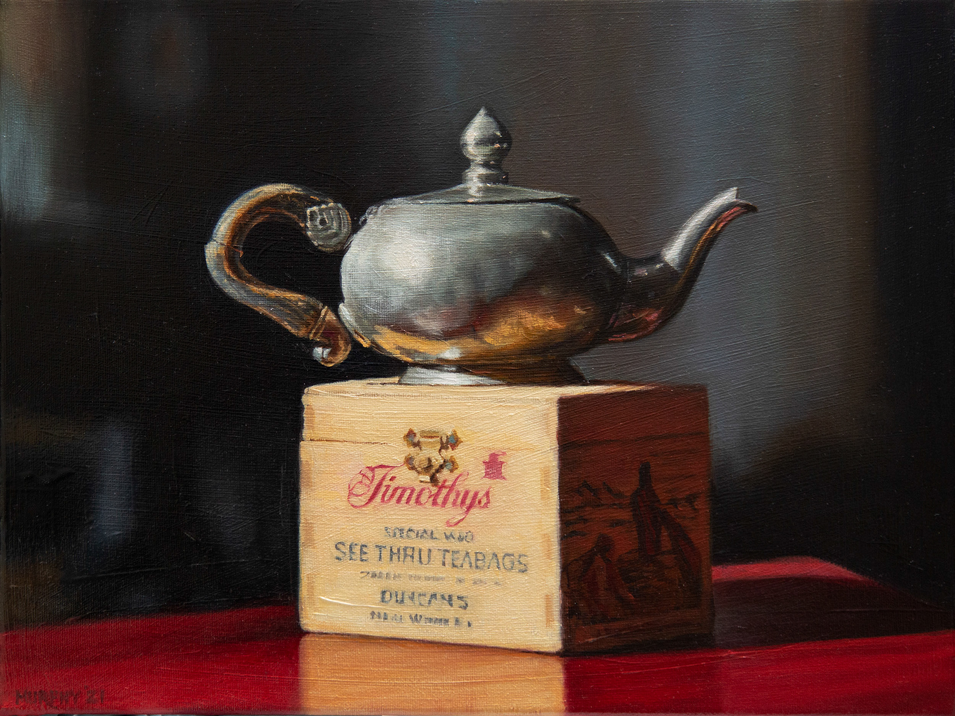 "Little Teapot" oil on canvas 16"x12" 40cm x 30.5cm