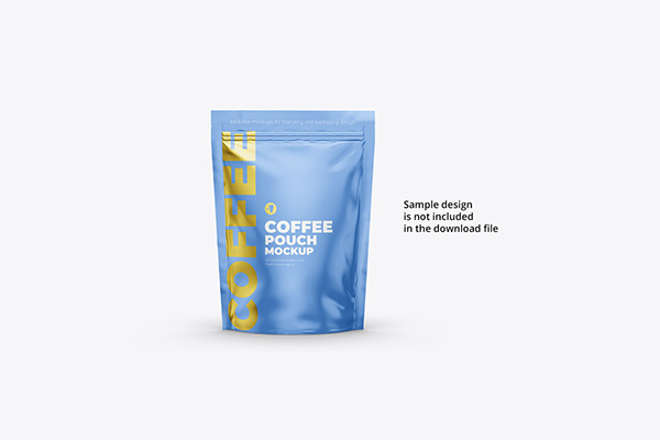 Download Exclusive Product Mockups - Coffee Stand up pouch mockup