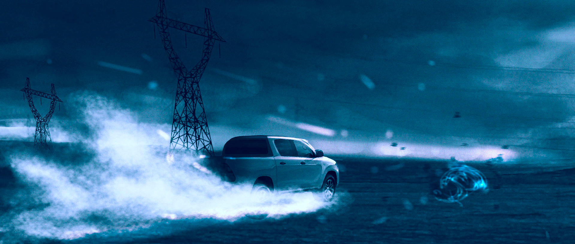 Storyboard para animatic - Publicidad Toyota Hilux