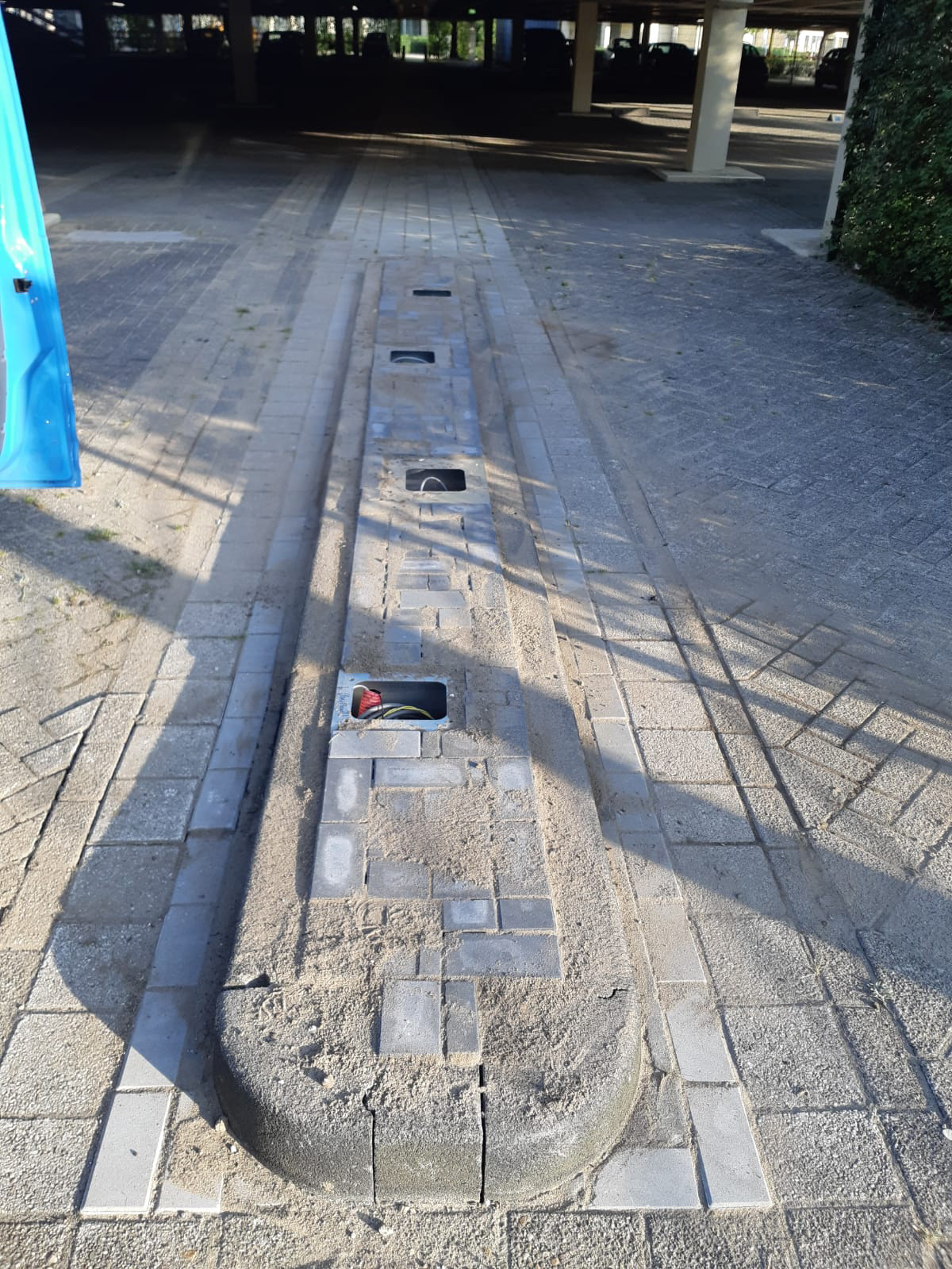 Verhallen Grondverzet straatwerk - parkeerplaats