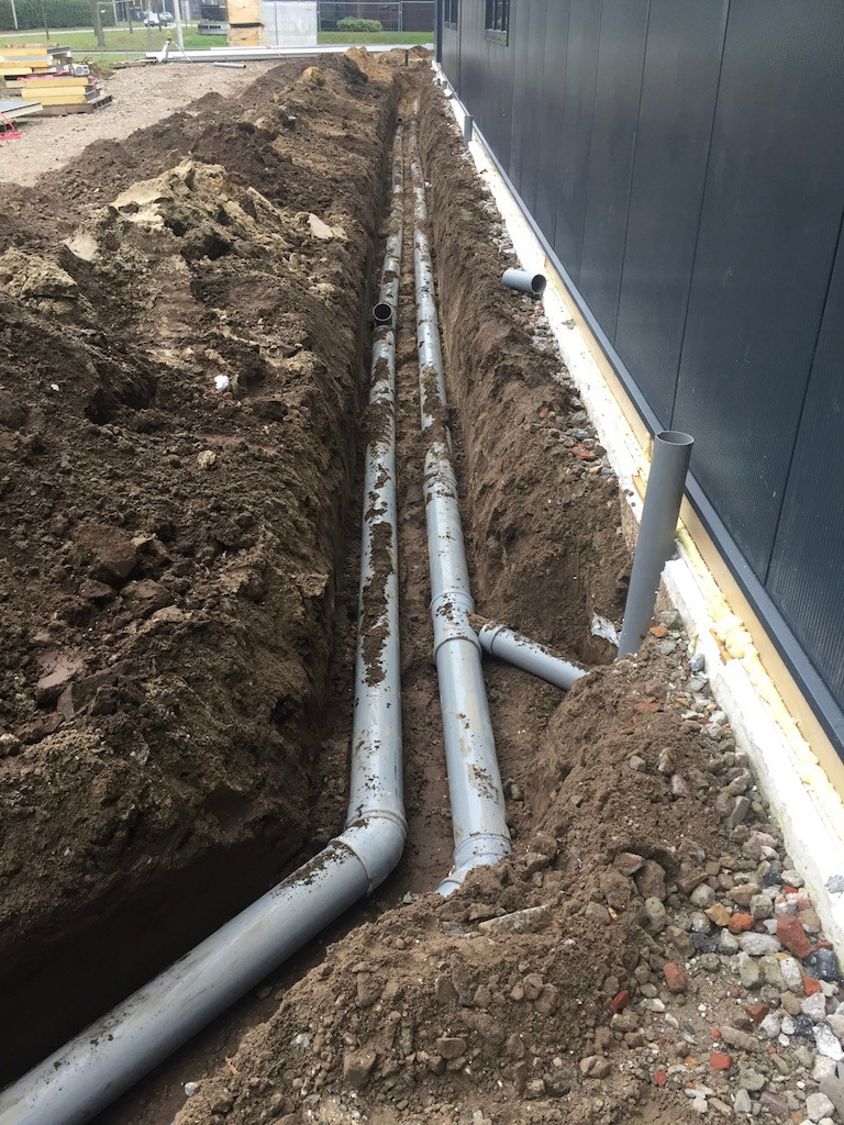 Verhallen Grondverzet rioolwerk