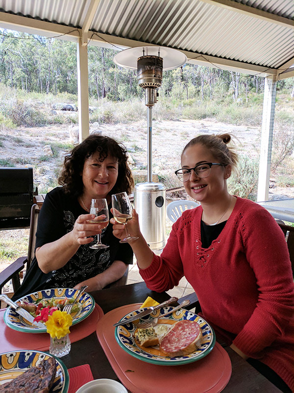 Lunch with my daughter