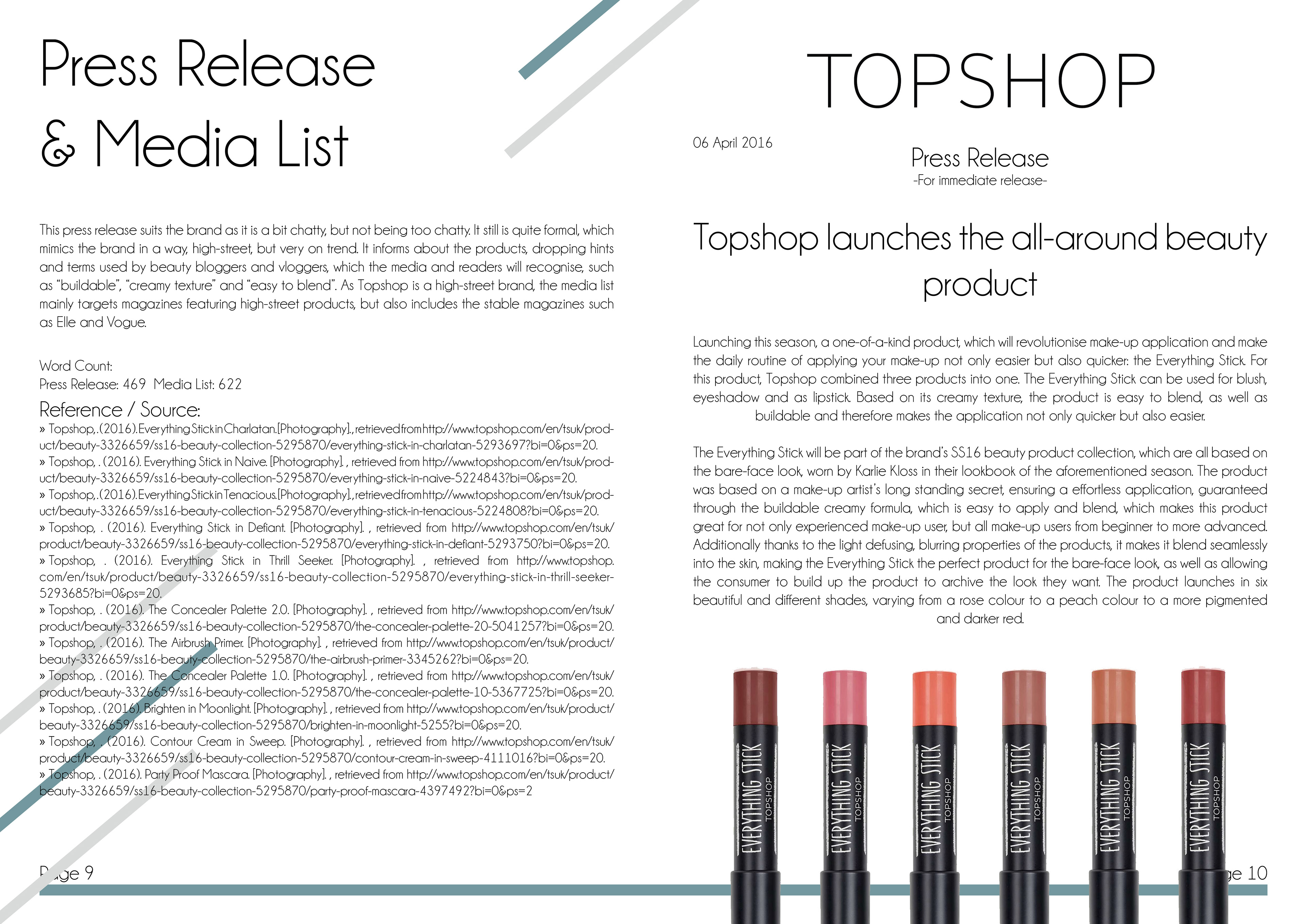 press release examples