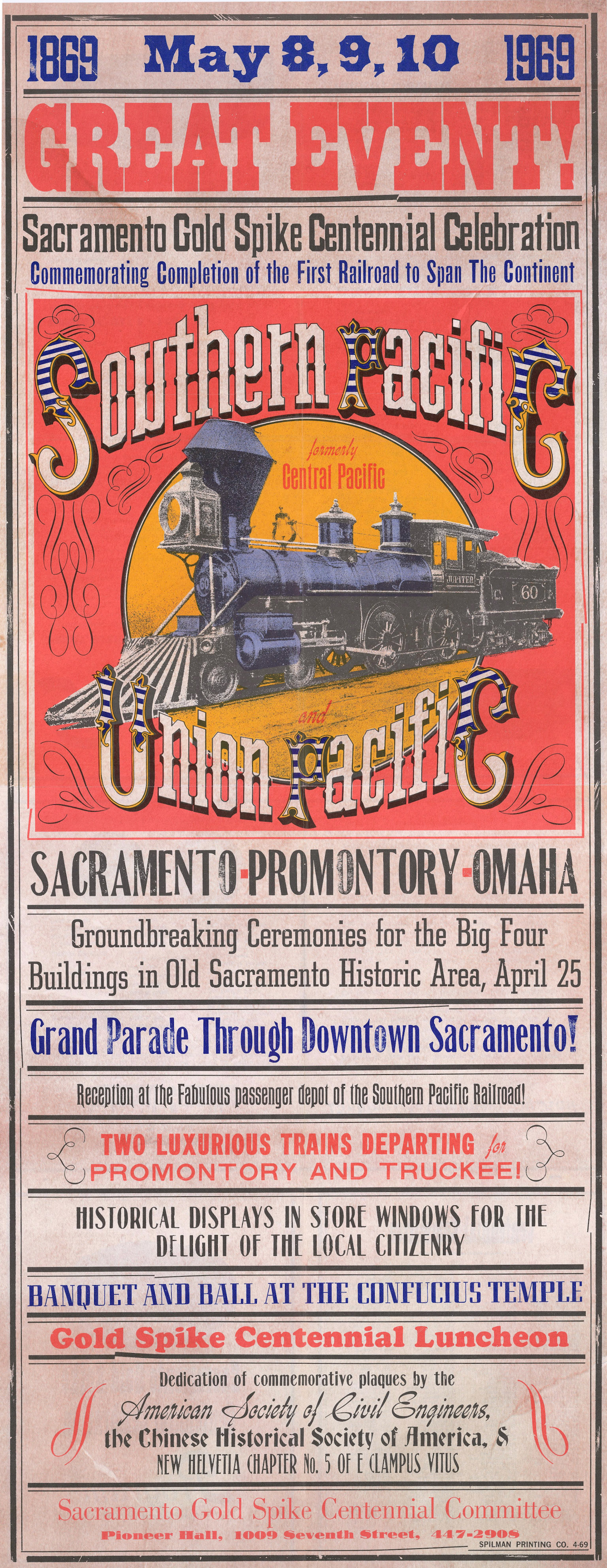 Sacramento Centennial Program Cover, 1969. Bernice Gibbs Anderson Collection, NPS