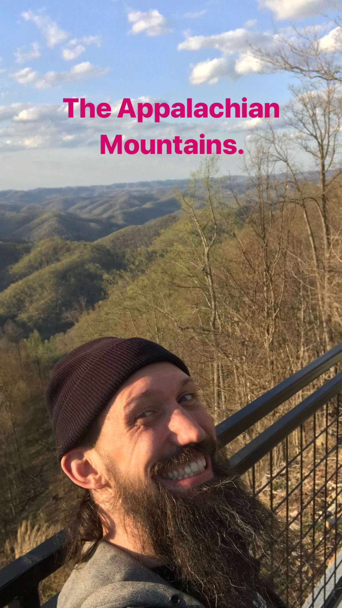 Gaining another kind of perspective.