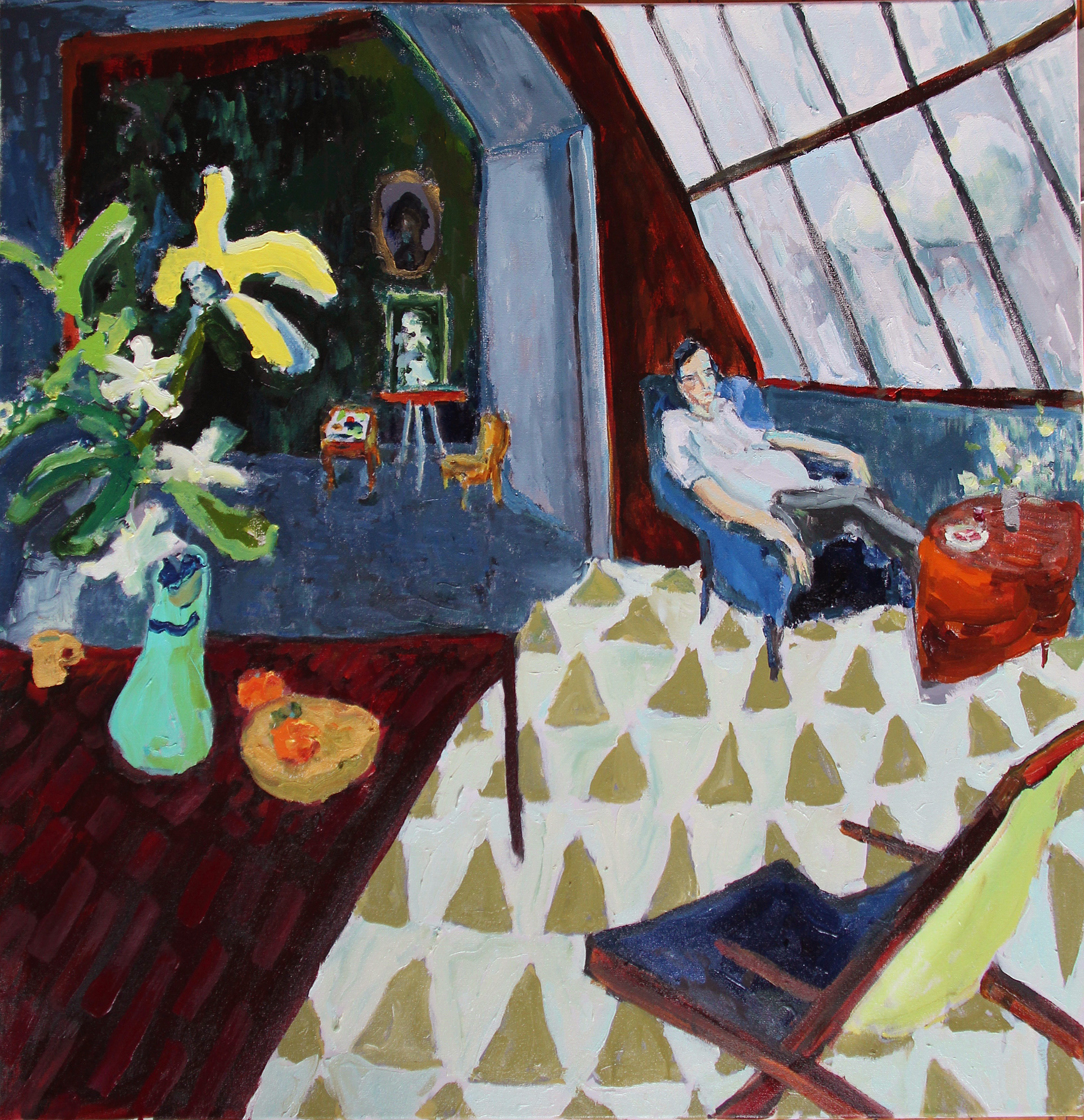 bradley wood people interior design oil painting art collecting art for sale