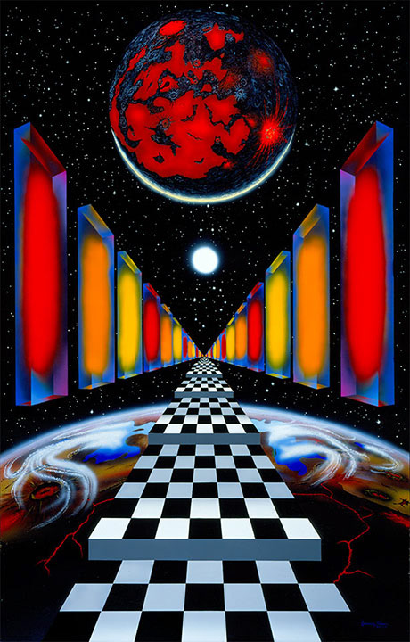 "Intelligent Design" Acrylics 36x52 NFS