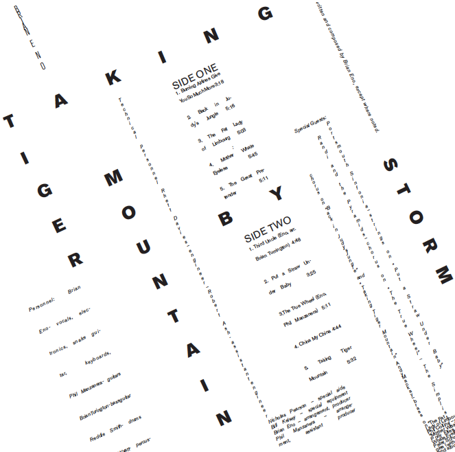 Album re creation, or, "Exercises de Style" project done in Spring of 2018. 8x8 paper. The end goal was to make an effective album cover while listening to the music and working with the typeface.