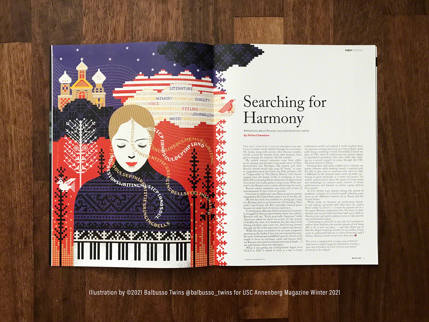 Searching for Harmony. Reflections about Russian soul and American reality