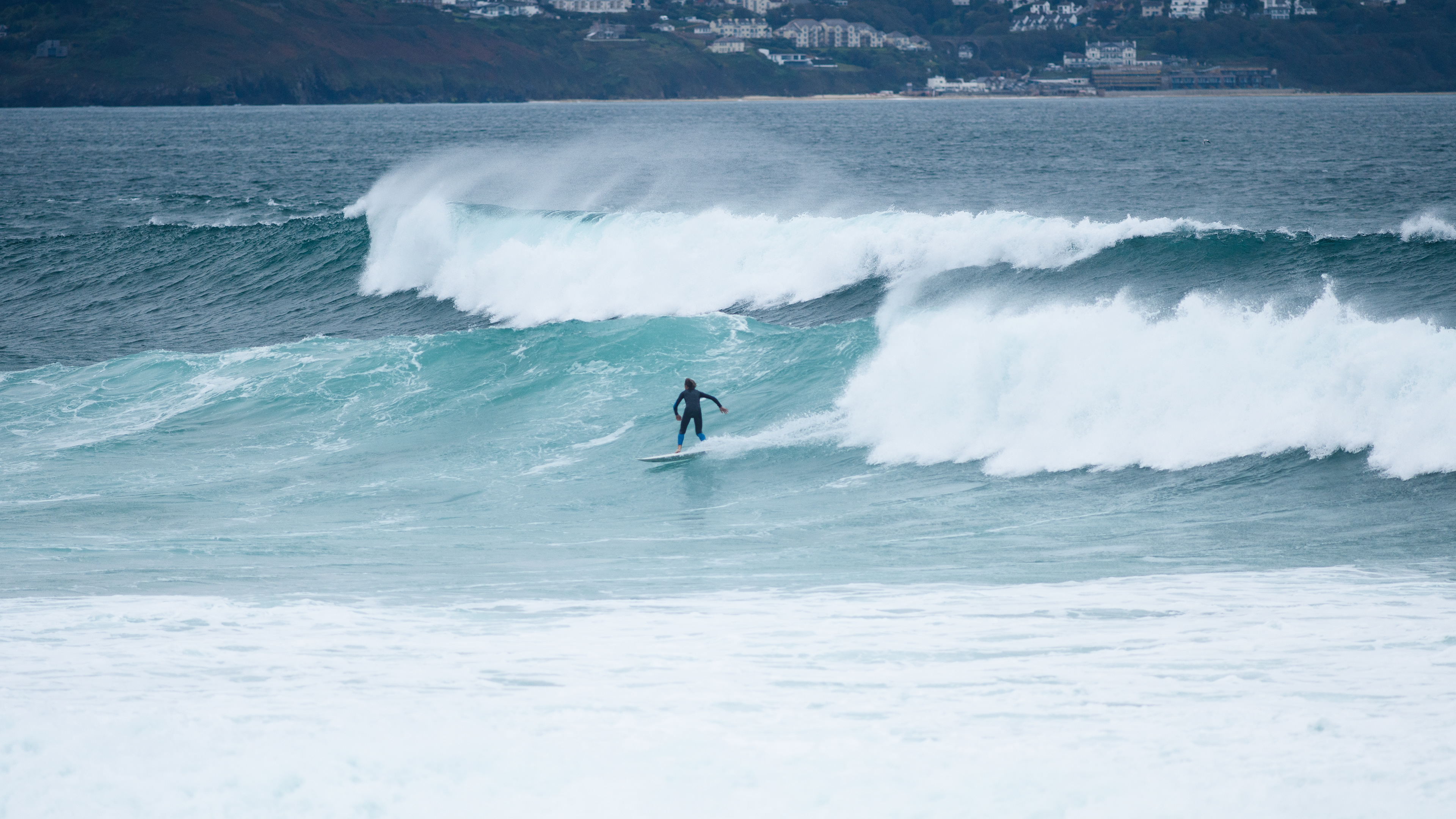 Big Waves Surf in Cornwall 2018 Marinus Veit