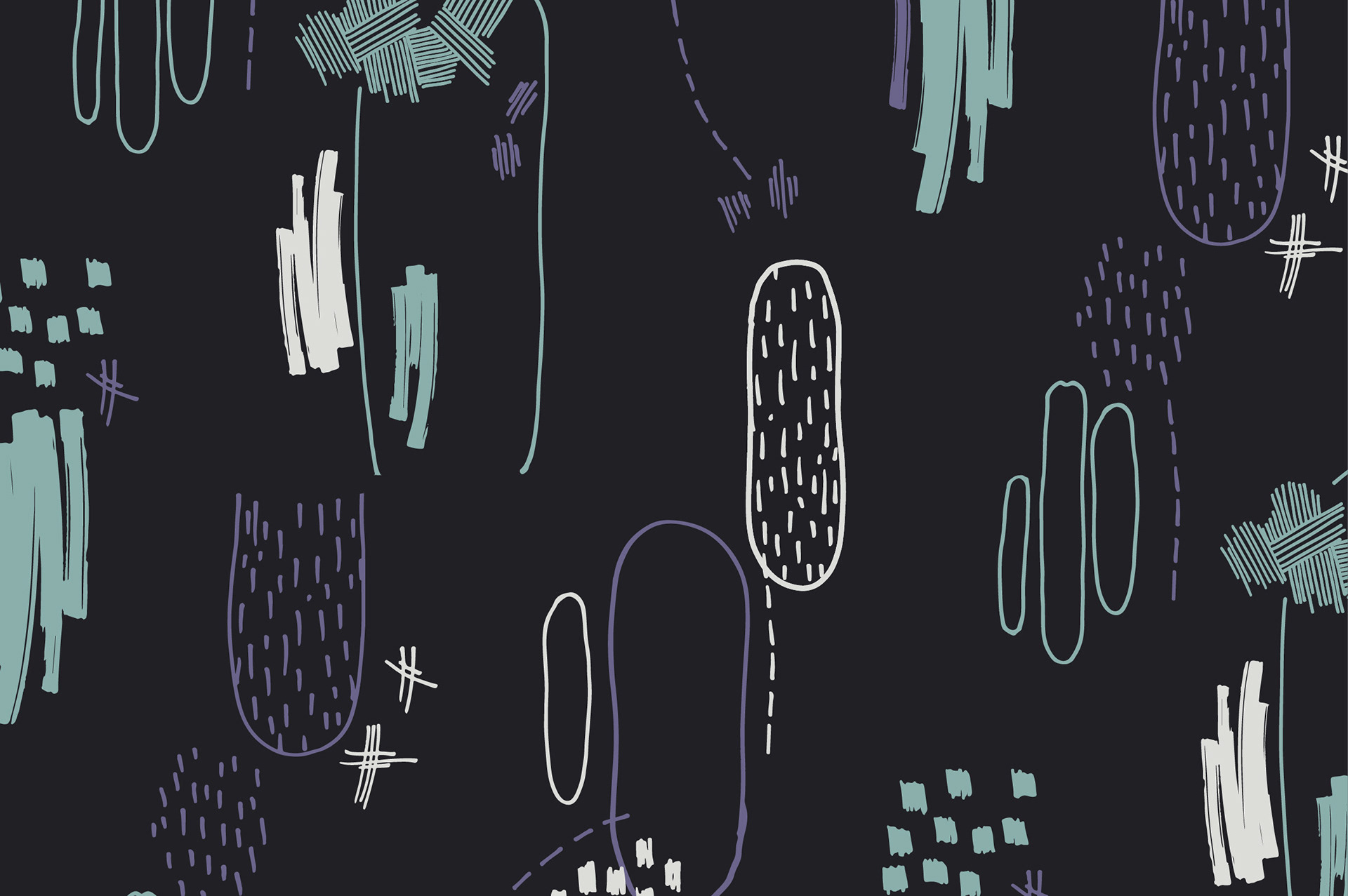new zealand textile illustrator creates abstract pattern