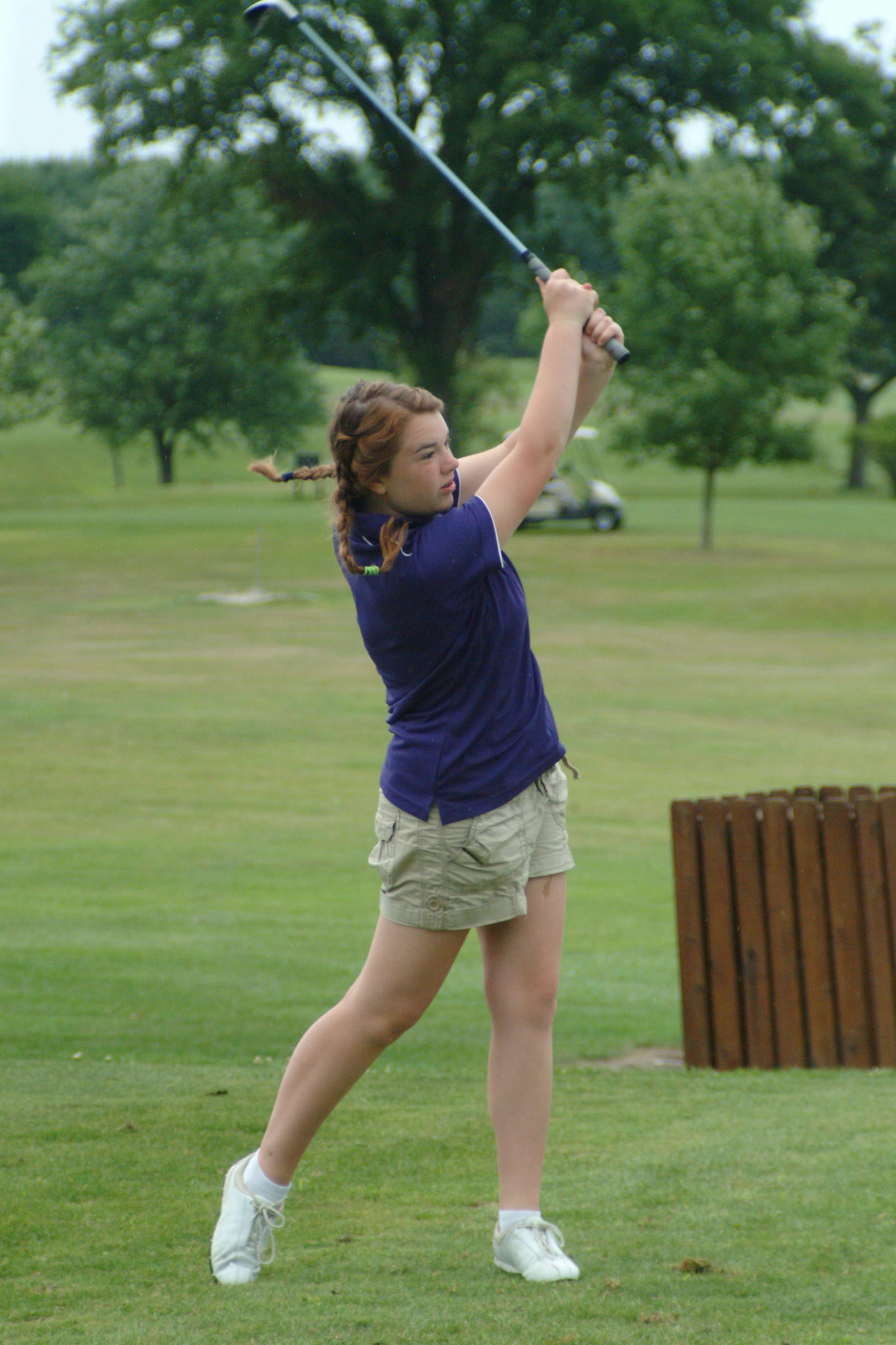 080709tvmGLFLCINVITE_6 Tony V. Martin CRETE-Hobart junior Teague Pawlach. Girls Invitational at Longwood Country Club on Friday.