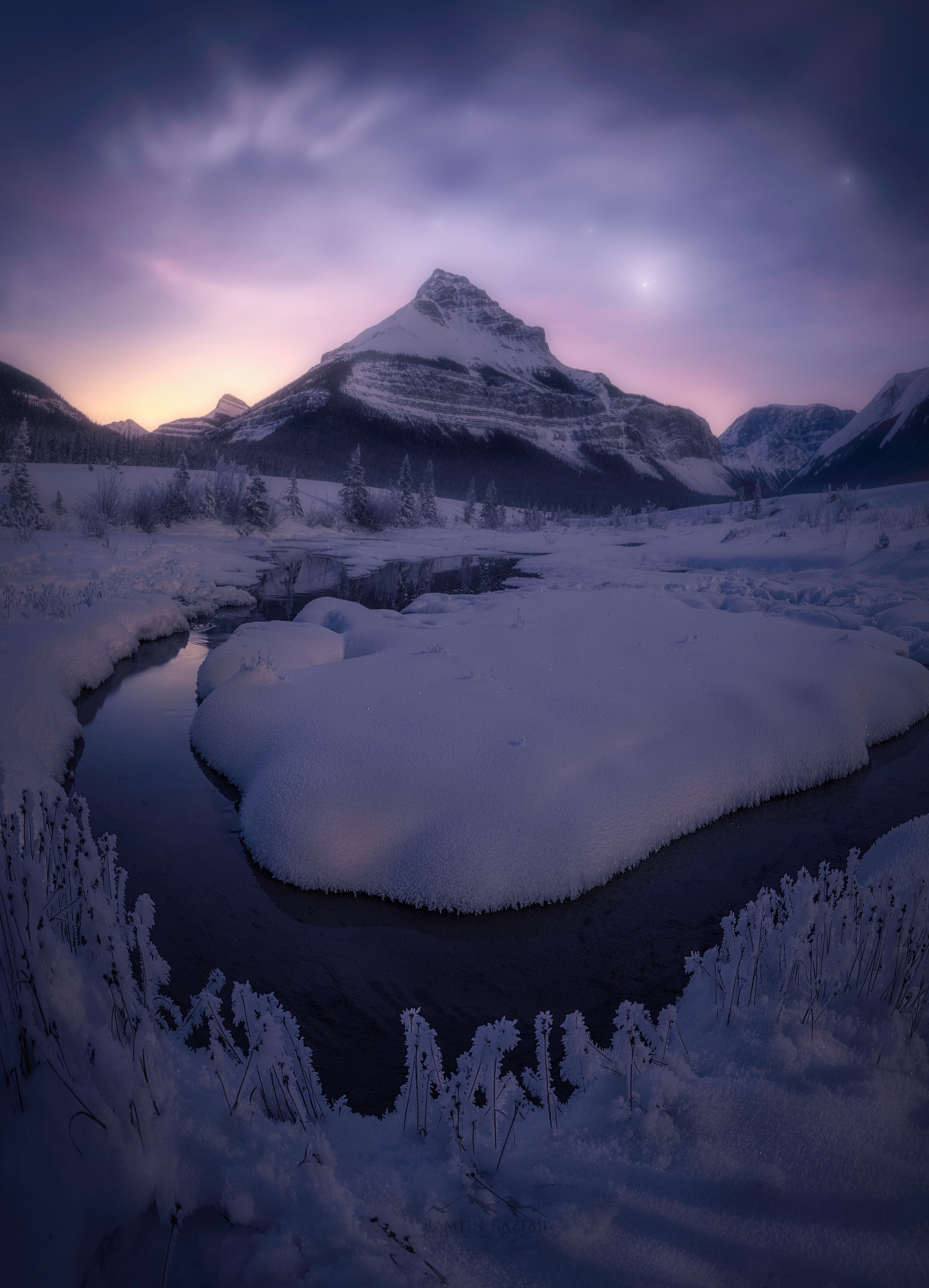 Ramtin Kazemi Landscape Photography - Canadian Rockies in Winter