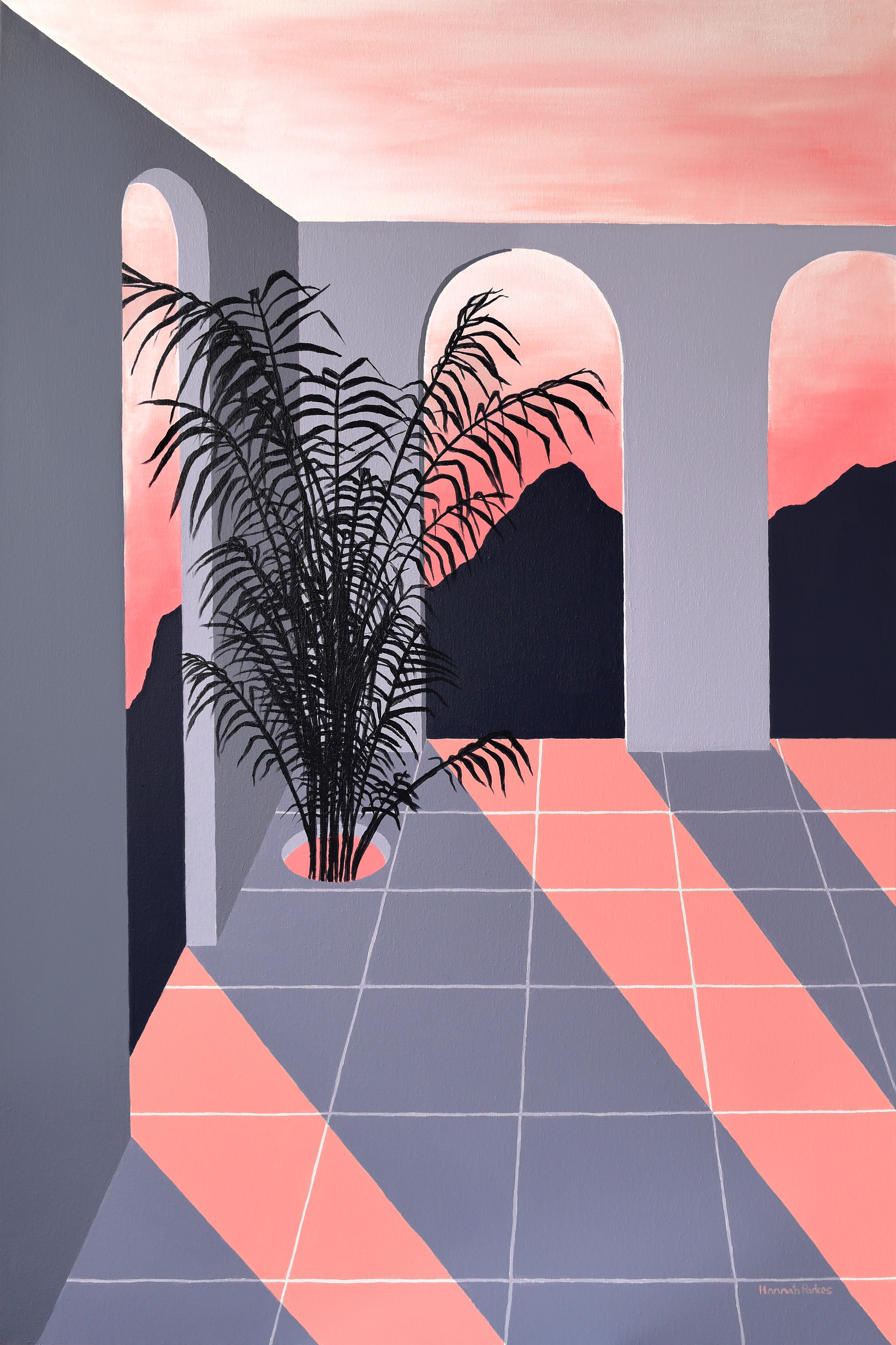 'Interior Light II' - Acrylic on Canvas - 61 X 91cm