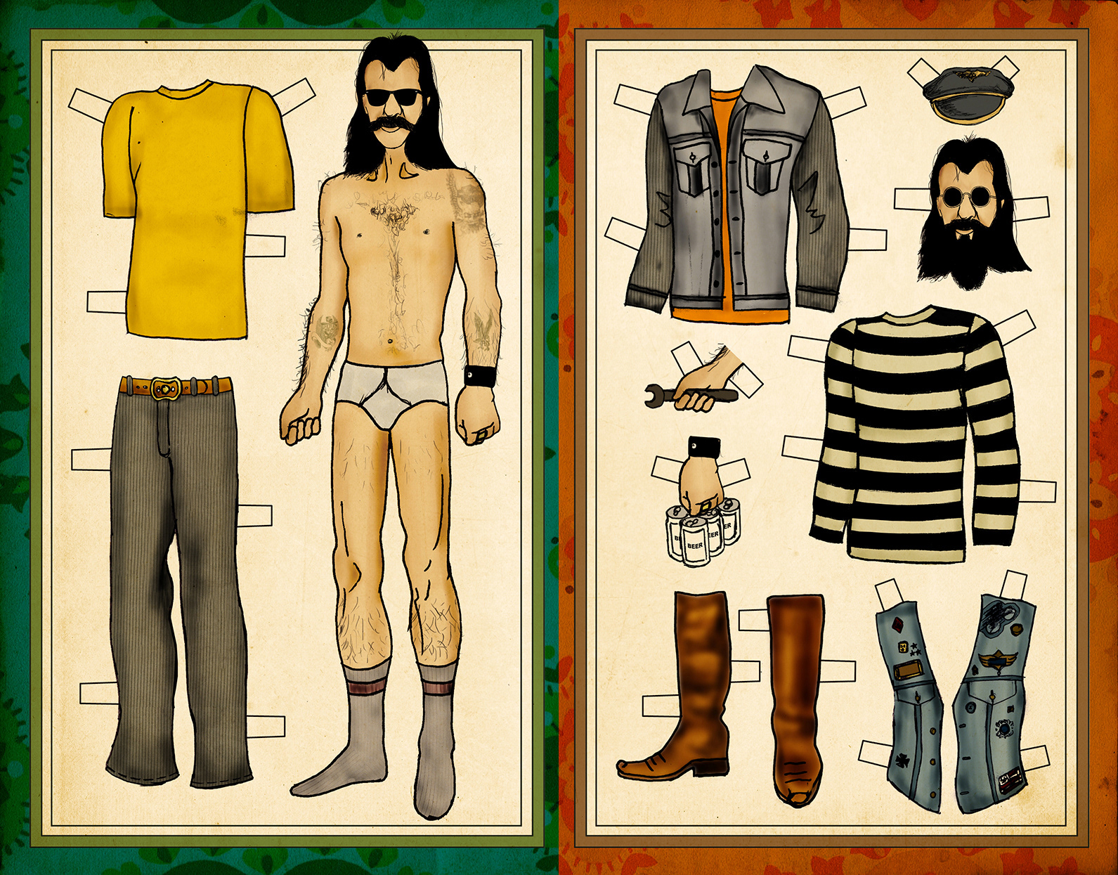 PAPER DOLLS FEATURED IN DICE MAGAZINE ISSUE 31