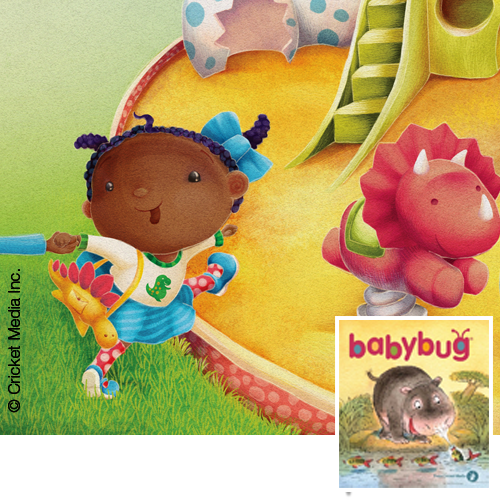 Illustration for "I Put it on Myself" | Babybug Magazine | September 2016