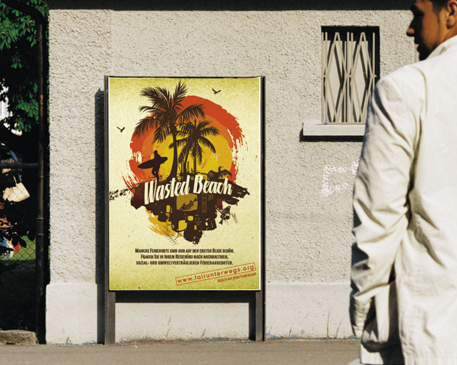 fairunterwegs.org Plakatstelle Wasted Beach