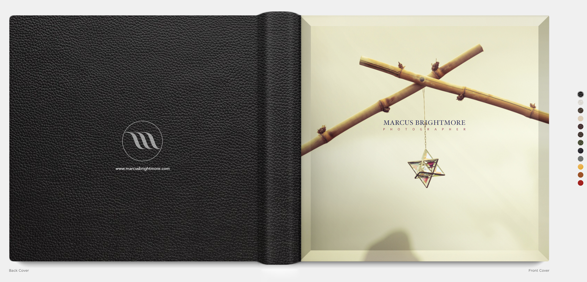 Photo Book Crystal Genuine Leather