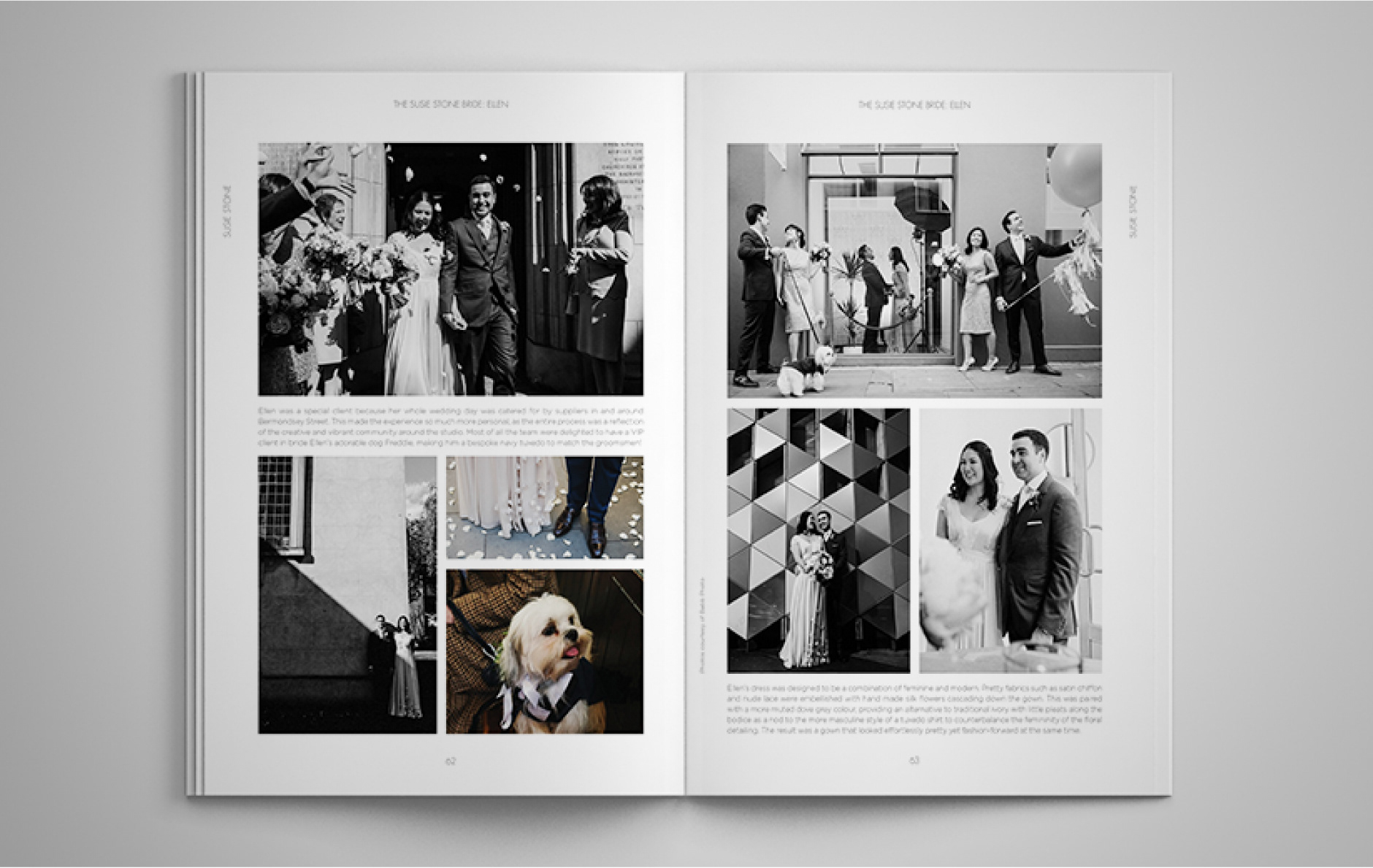 Brochure design for Susie Stone by Peter Gibbons