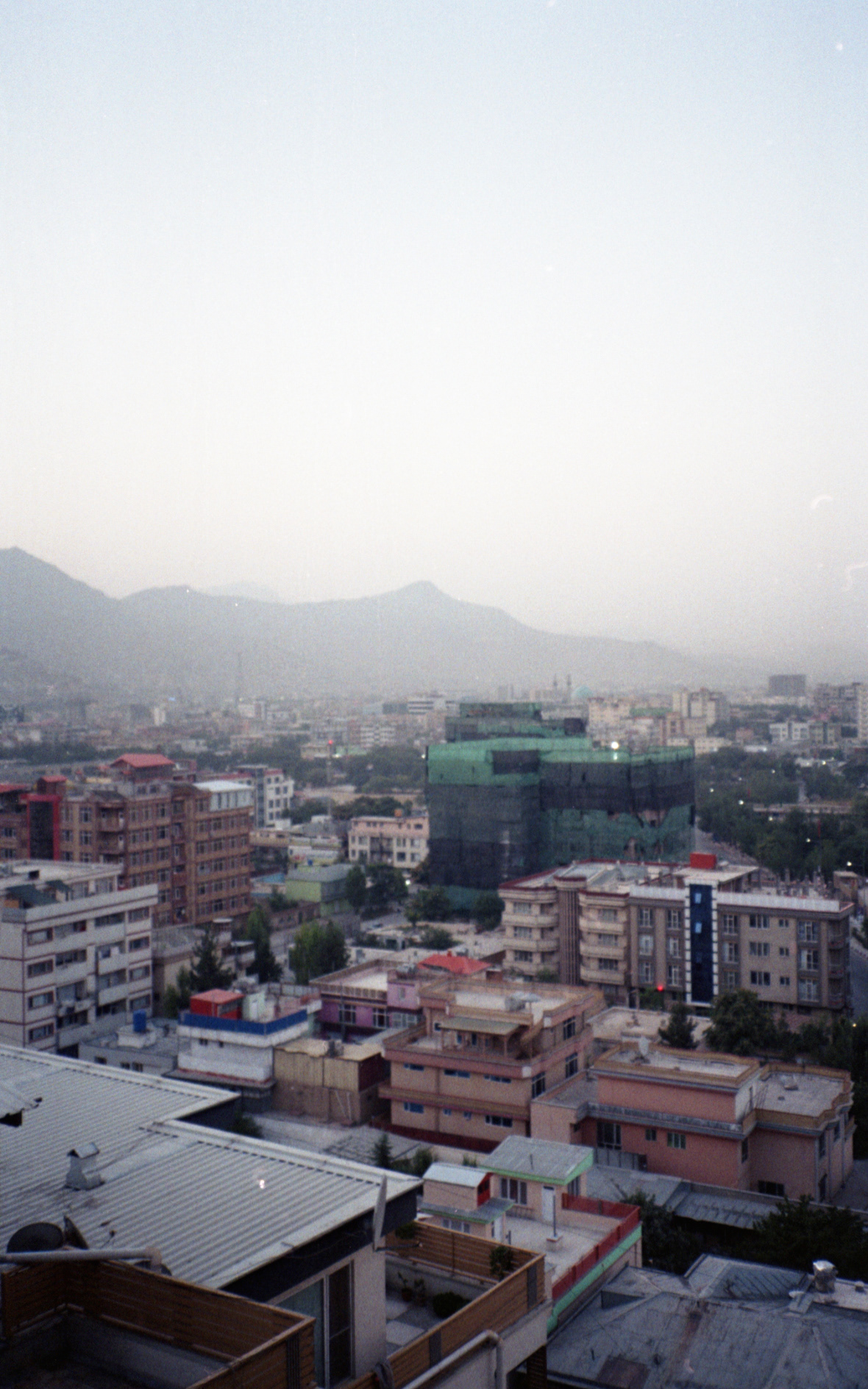 view from the apartment, kabul 2019