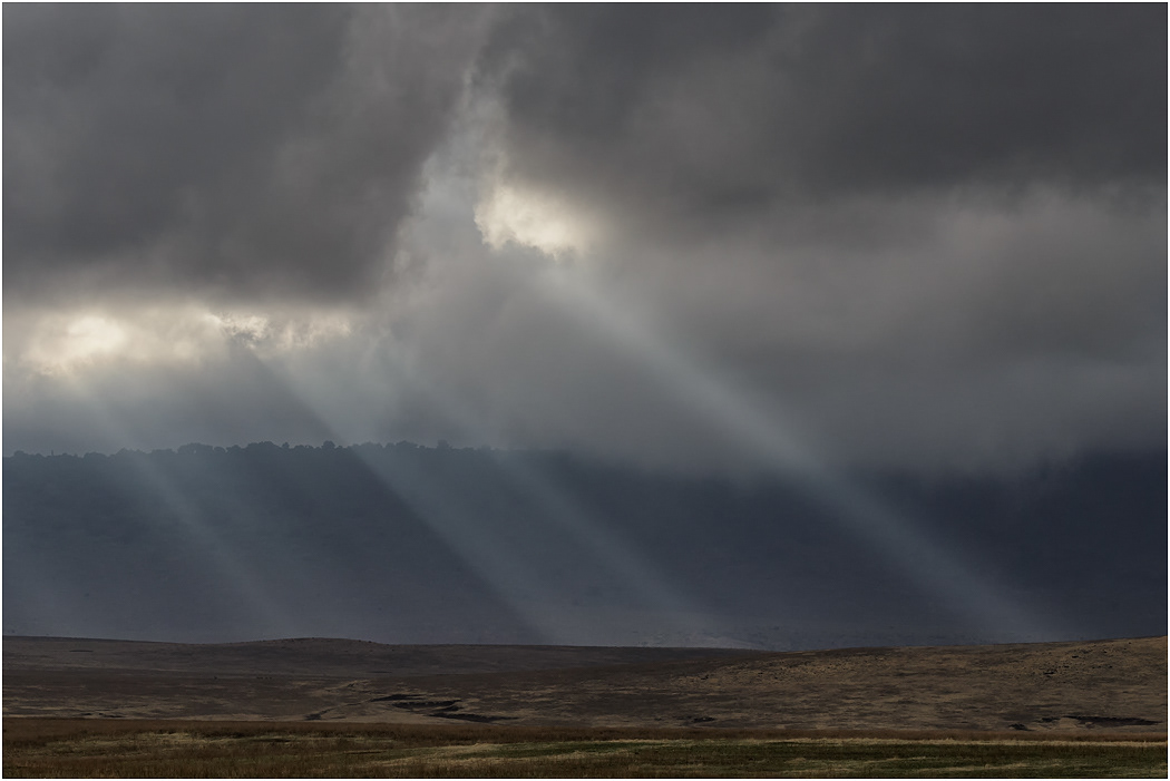 Storm Clouds over Ngorongoro Crater, Tanzania