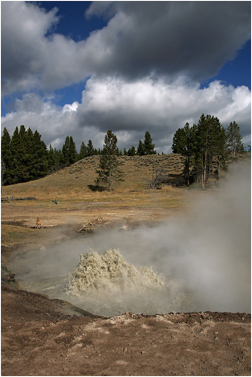 Churning Cauldron, Mud Volcano area, Yellowstone