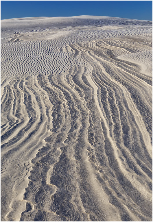 Wind blown patterns, White Sands, NM