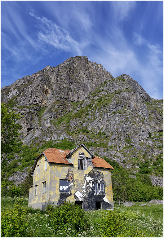 Abandoned house, Gimsoya, Norway