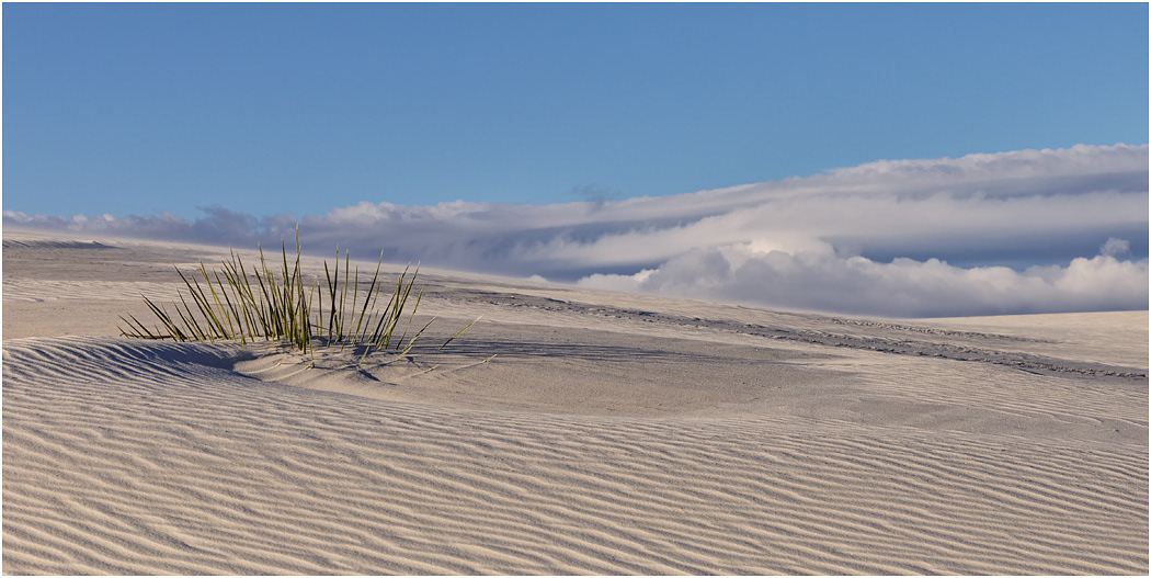 Clouds on the horizon, White Sands, NM, USA